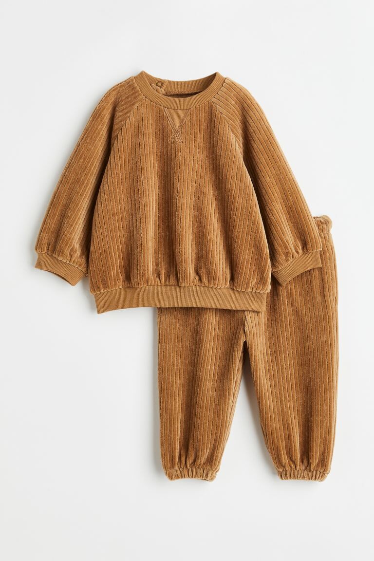 

Комплект из 2 предметов из велюра H&M
