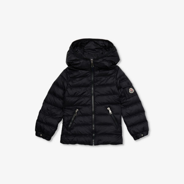 

Пуховик gles с воротником-воронкой 4-6 лет Moncler, черный