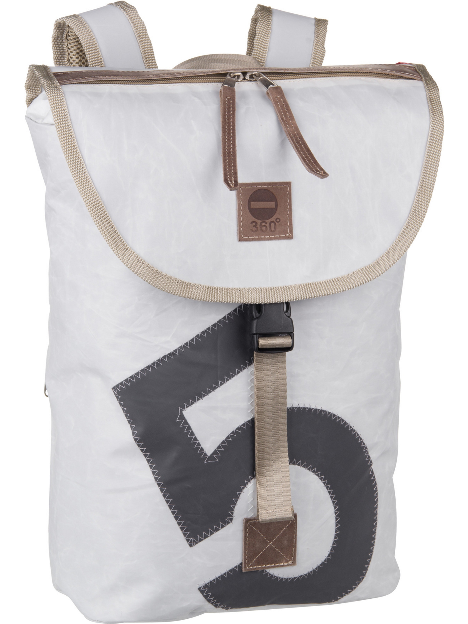 Рюкзак 360 grad/Backpack Landgang Mini, цвет Weiß mit grauer Zahl