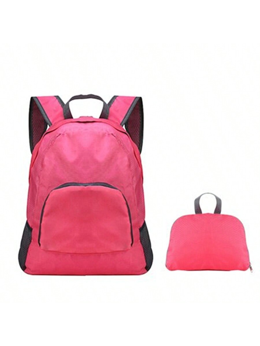 Складной рюкзак для кемпинга, ярко-розовый водонепроницаемый рюкзак для походов кемпинга альпинизма альпинизма