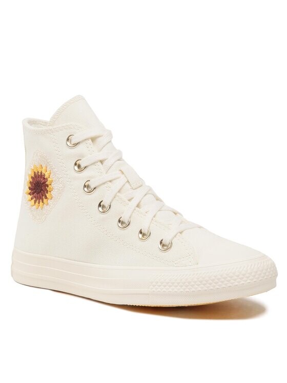 

Кроссовки из ткани Converse, хаки