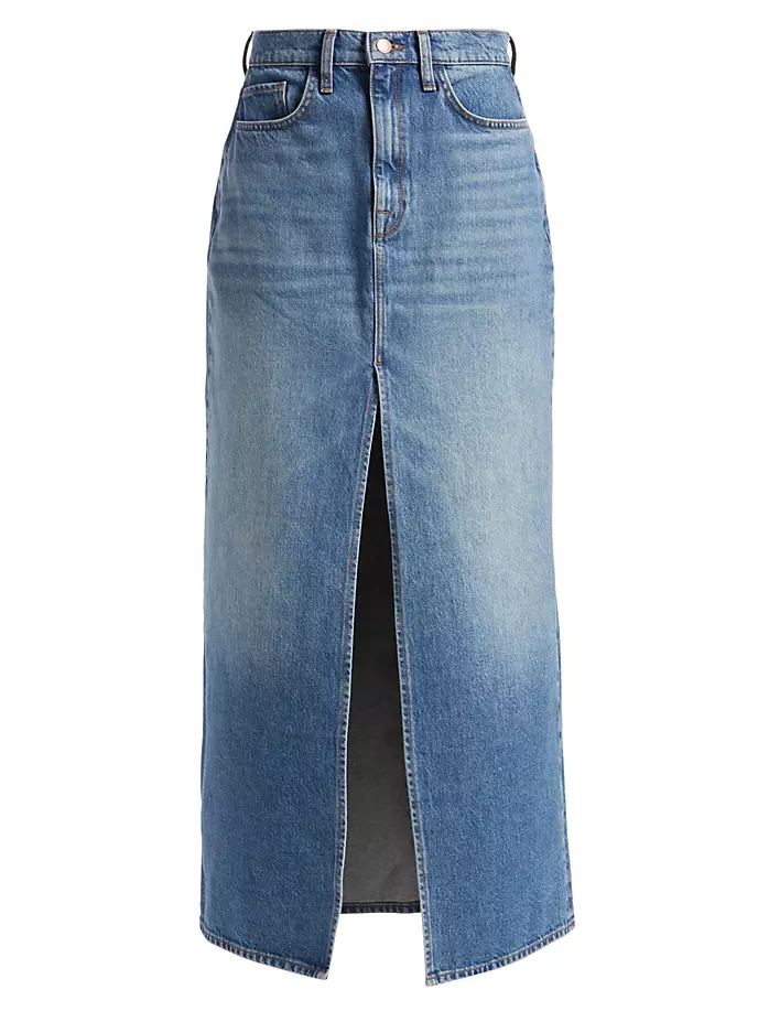 

Джинсовая юбка макси Ms. Westwood Triarchy, цвет classic indigo