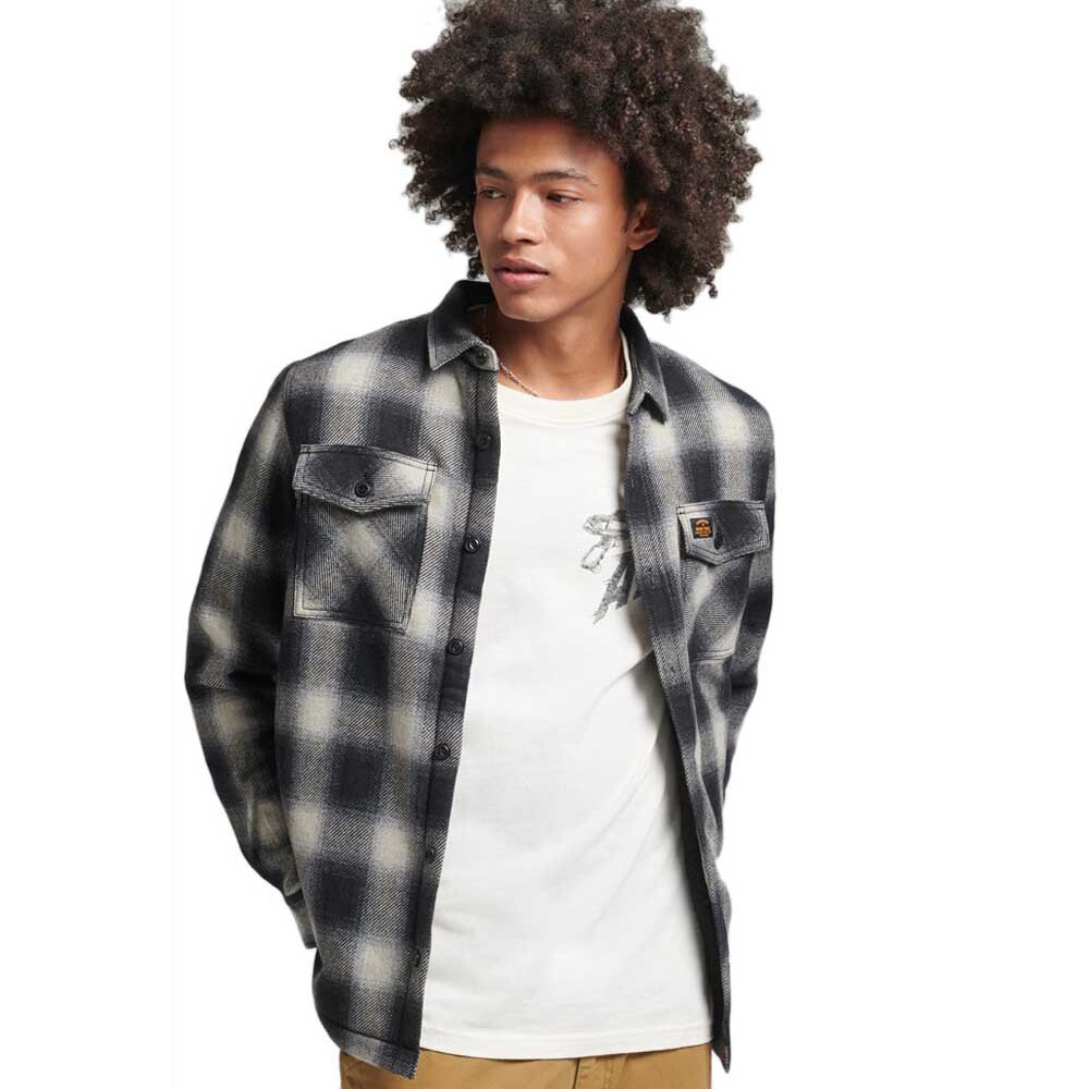 

Рубашка Superdry Vintage Miller Wool, разноцветный