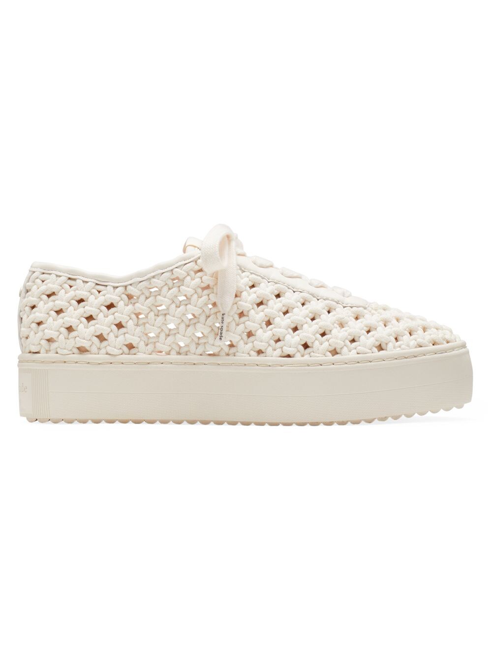 

Низкие кроссовки Serve крючком kate spade new york, кремовый