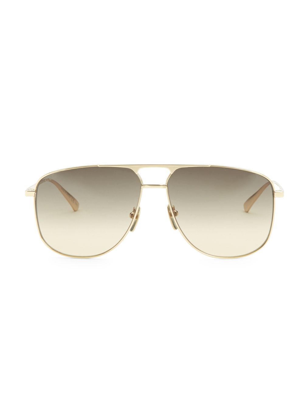 цена Солнцезащитные очки Navigator 60MM Gucci, золотой