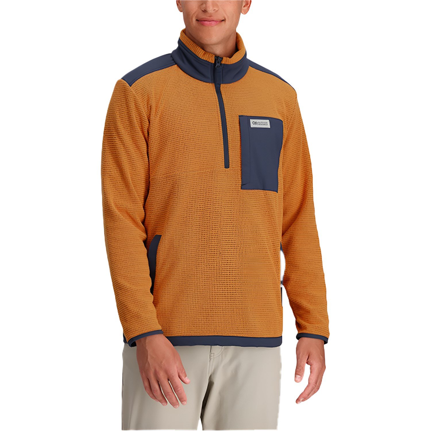 

Пуловер Outdoor Research Trail Mix Quarter Zip, синий