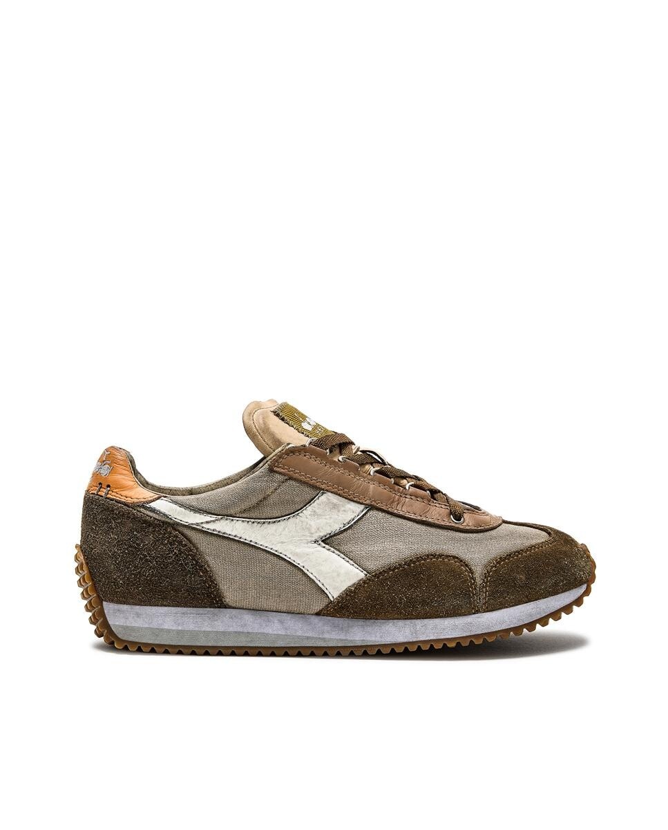 

Кроссовки унисекс с эффектом потертости и нашивкой с логотипом бренда Diadora Heritage, коричневый