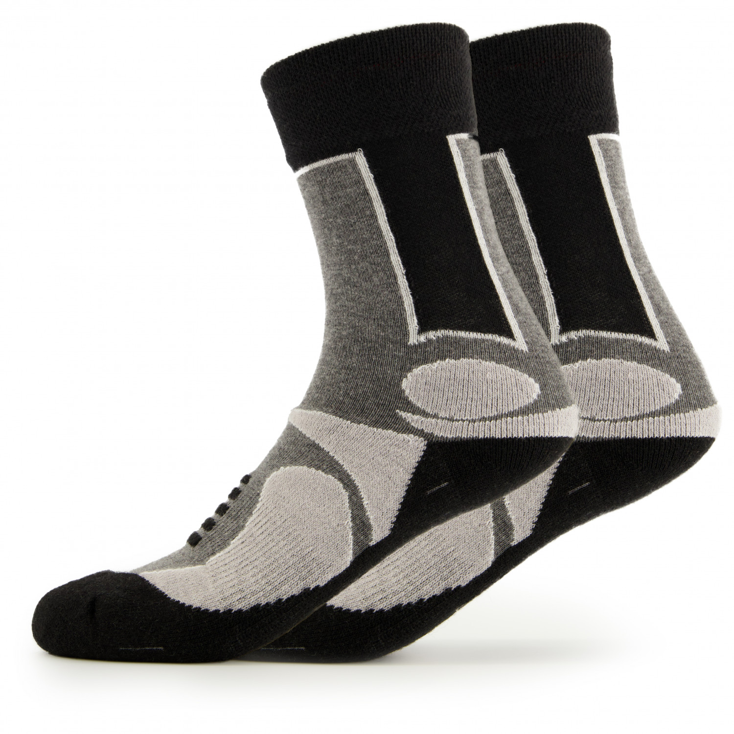 Походные носки Rohner Basic Trekking 2er Pack, цвет Light Grey II