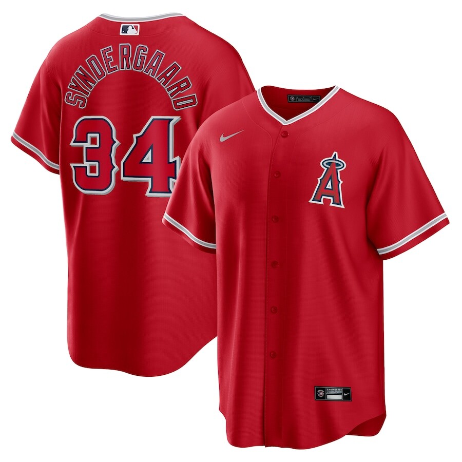 

Джерси Nike Los Angeles Angels, красный