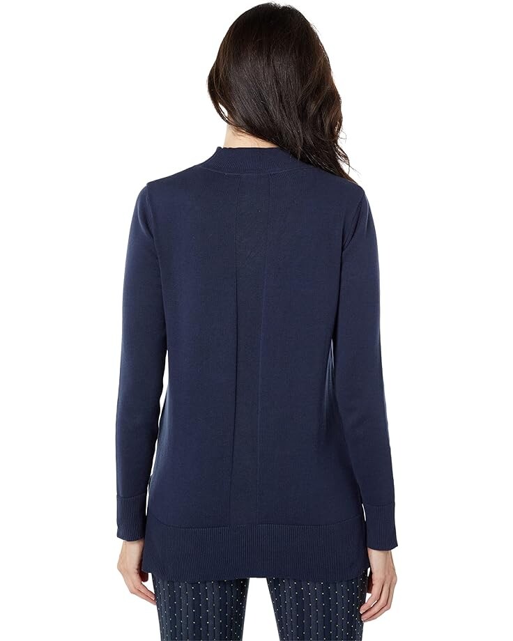 

Свитер Lisette L Montreal Ellie Organic Cotton Mock Neck Sweater, темно-синий