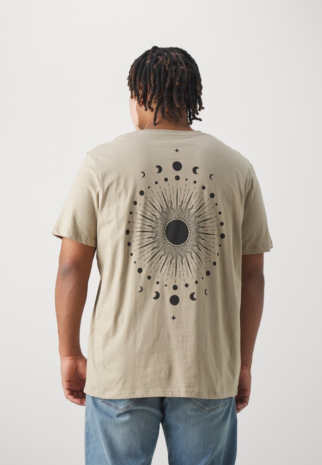 

Футболка с принтом JORJUPITOR TEE CREW NECK Jack & Jones, цвет crockery
