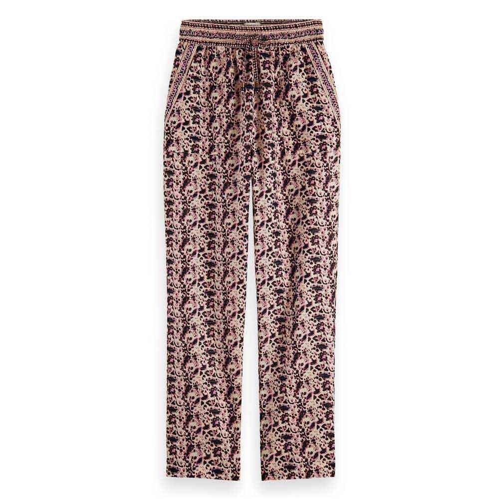 

Брюки Scotch & Soda Block Print Beach, коричневый
