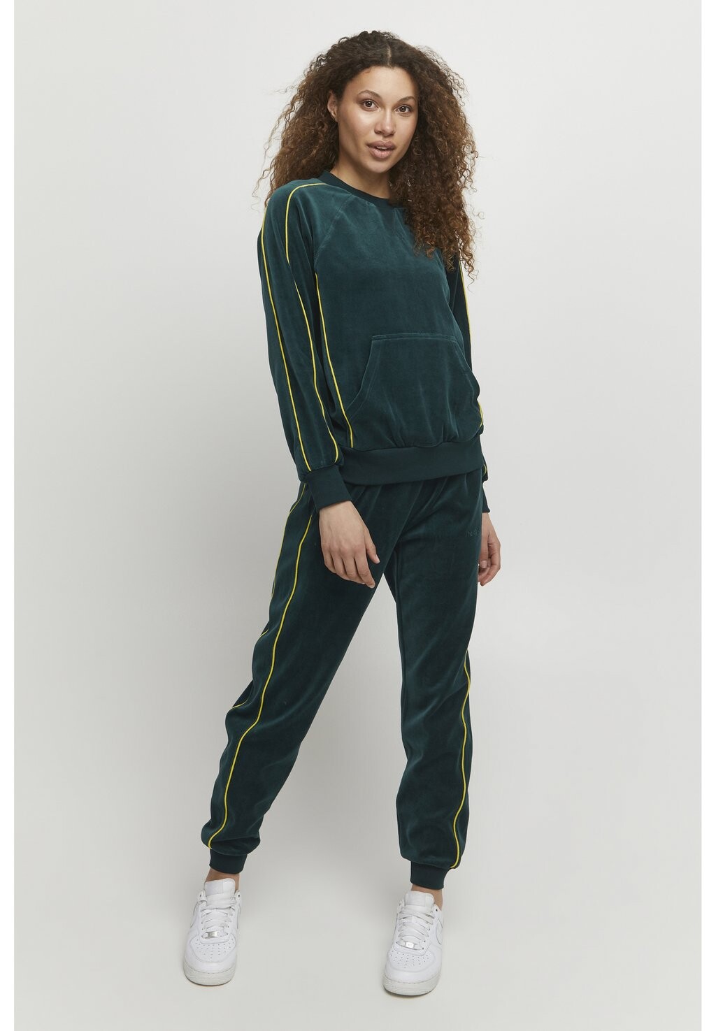 

Толстовка с капюшоном TheJoggConcept, серый деним