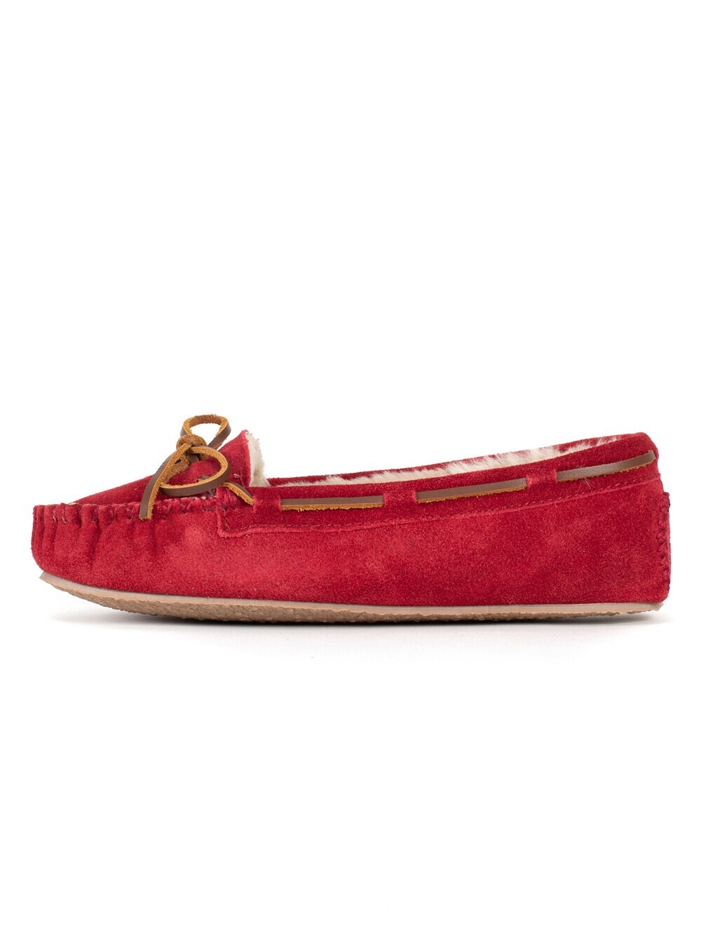 

Домашние тапочки Minnetonka Cally, красный