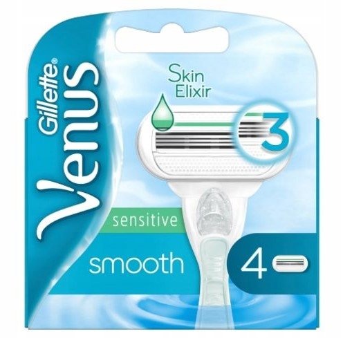 

Лезвия для бритвы, 4 шт. Gillette Venus Sensitive Smooth