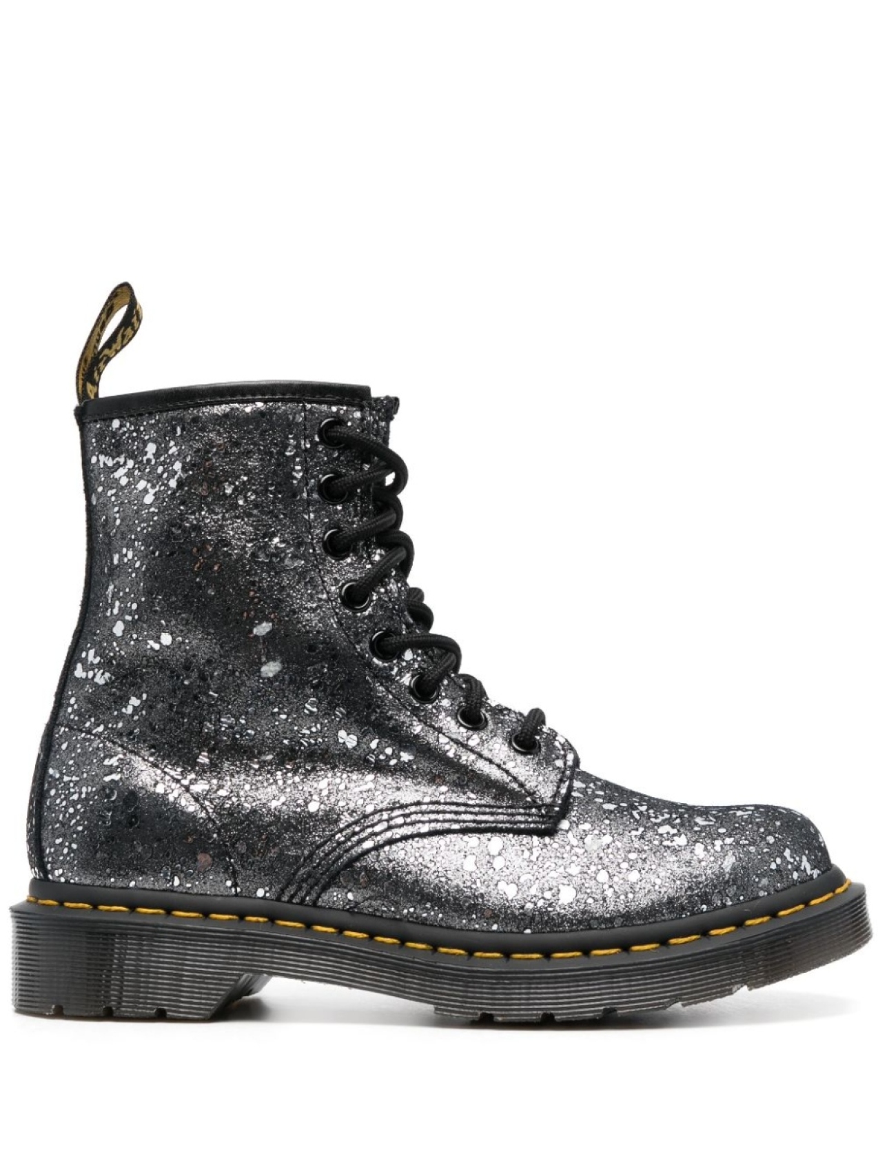 

Dr. Martens ботинки 1460 с эффектом металлик, серый