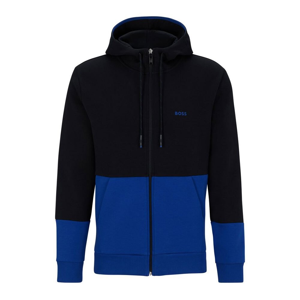 

Толстовка BOSS Saggy 1 10250371 Full Zip, синий