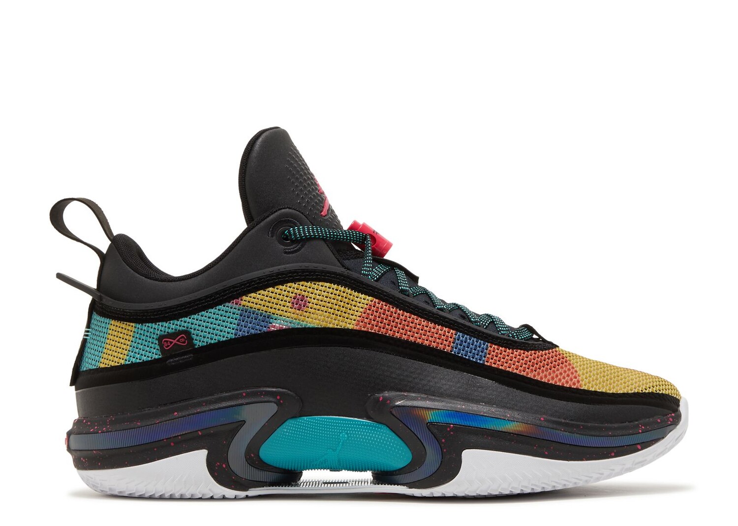 

Кроссовки Air Jordan Air Jordan 36 Low 'Black Multi-Color', черный