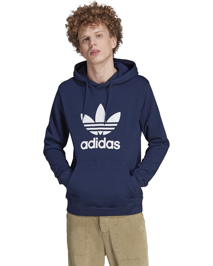 

Худи adidas Originals Adicolor Classics Trefoil, цвет Night Indigo