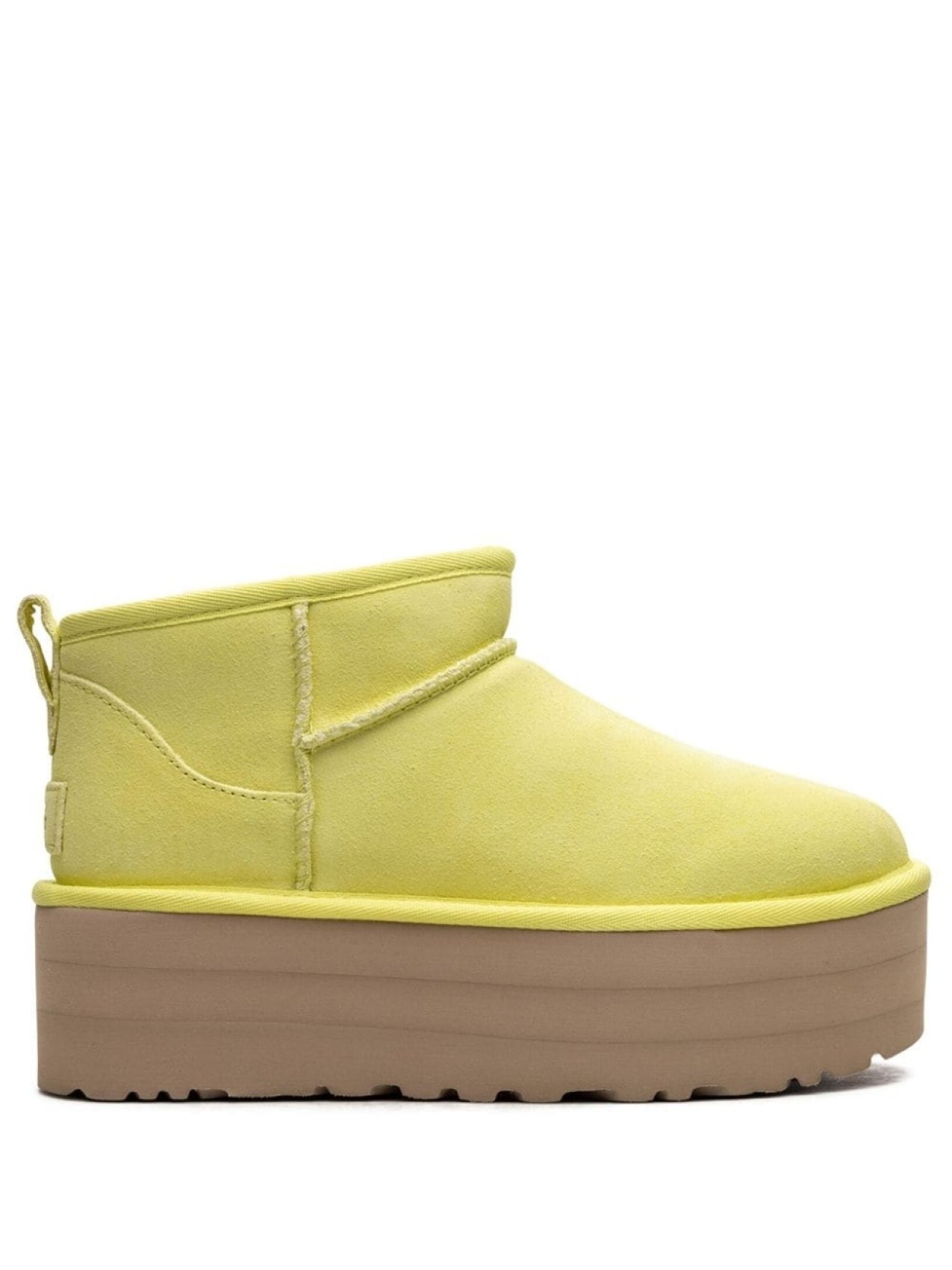 

UGG угги Classic Ultra Mini Platform Pearfect, желтый