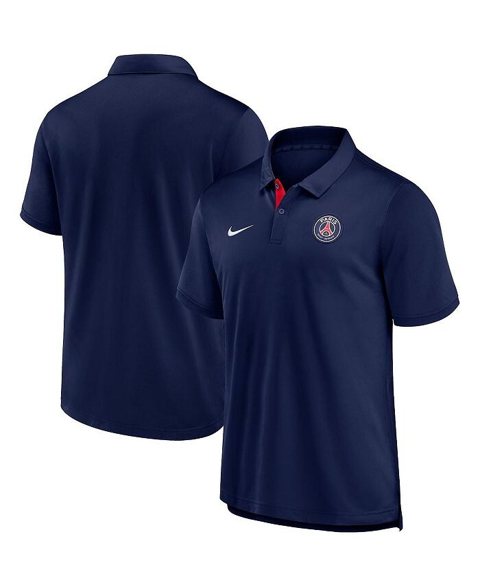 

Мужская темно-синяя рубашка-поло Paris Saint-Germain Pique Nike, синий