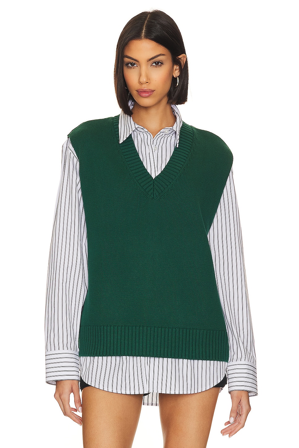 цена Свитер L'Academie Oversized Vest, цвет Collegiate Green