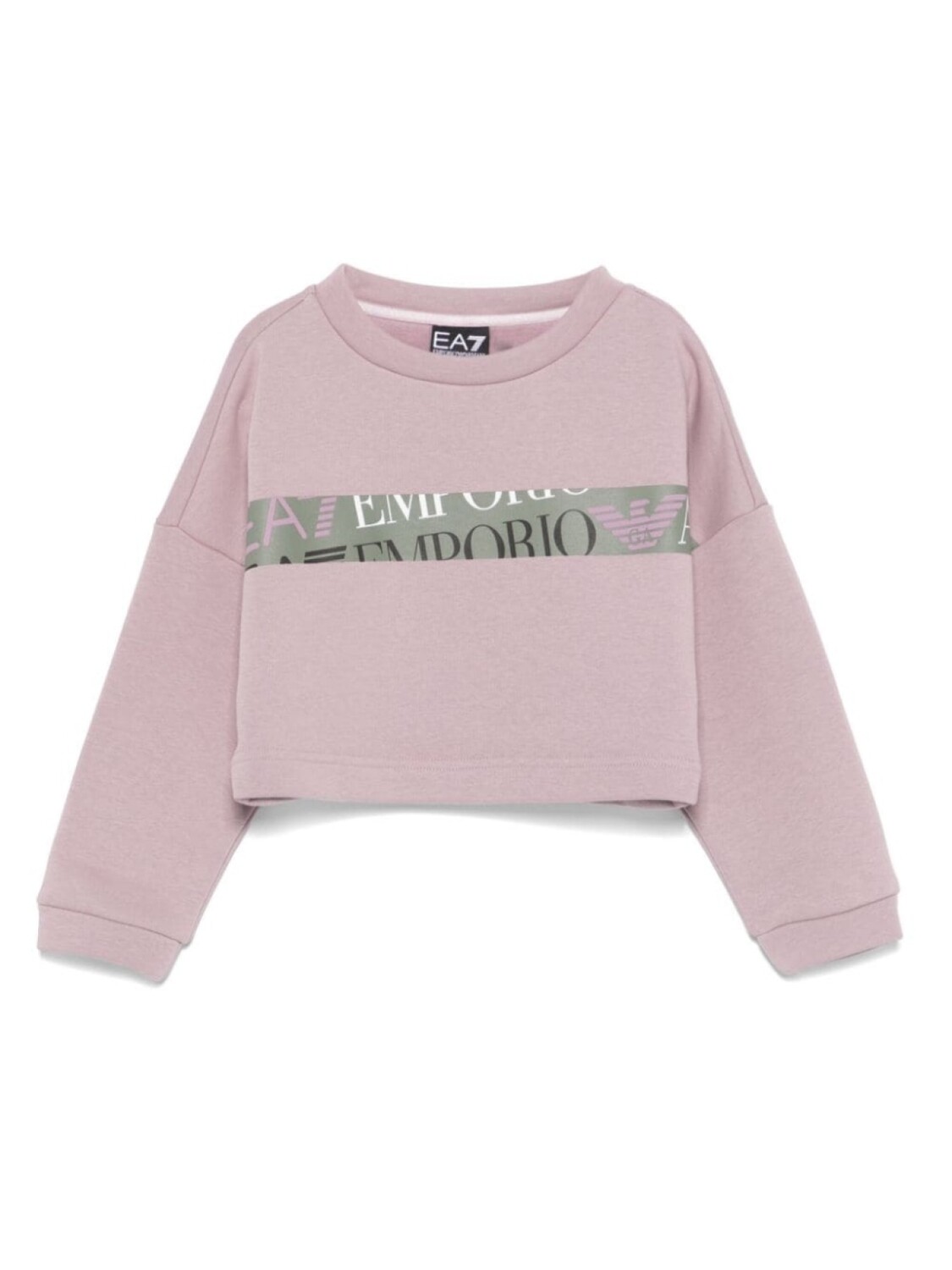 

Emporio Armani Kids толстовка с логотипом, фиолетовый