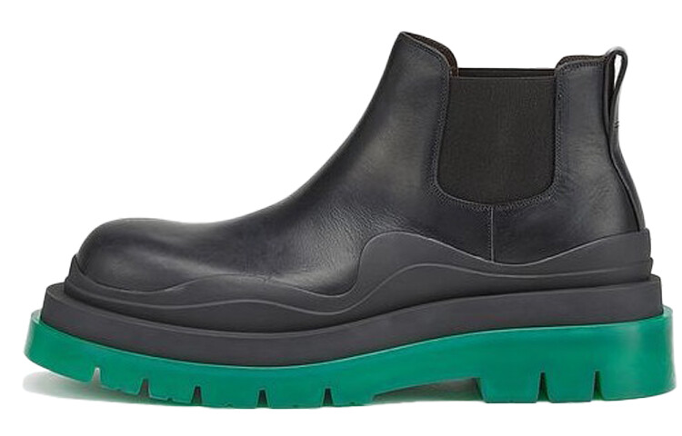 

Ботинки челси Bottega Veneta Tire Черный/Зеленый