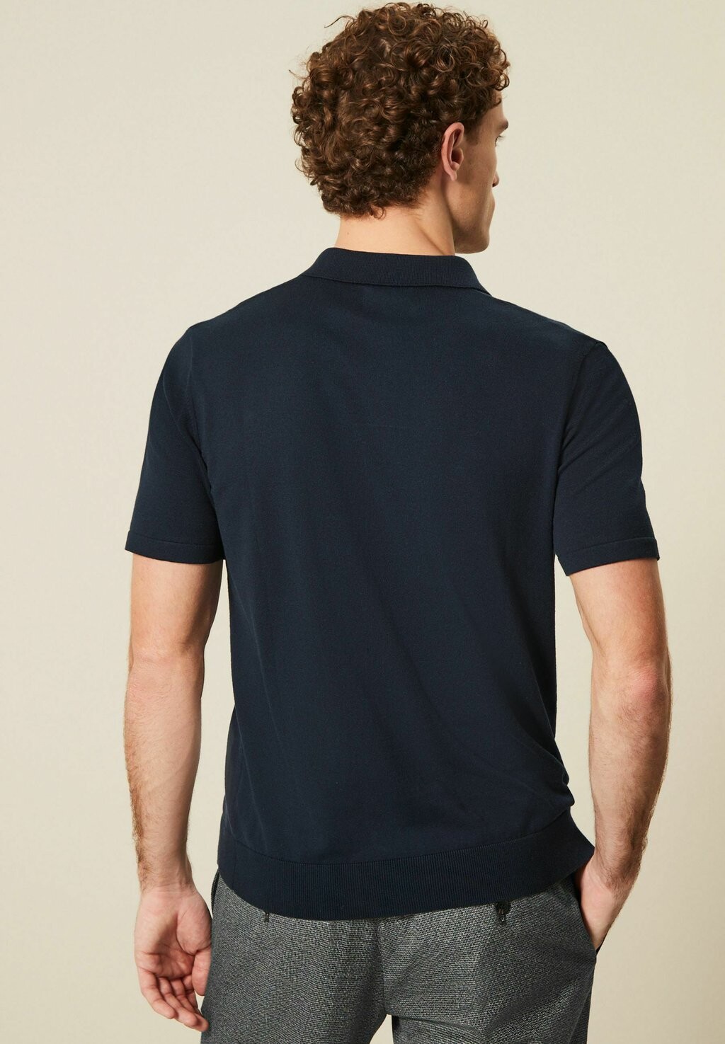 

Рубашка-поло SHORT SLEEVE REGULAR FIT Next, цвет navy