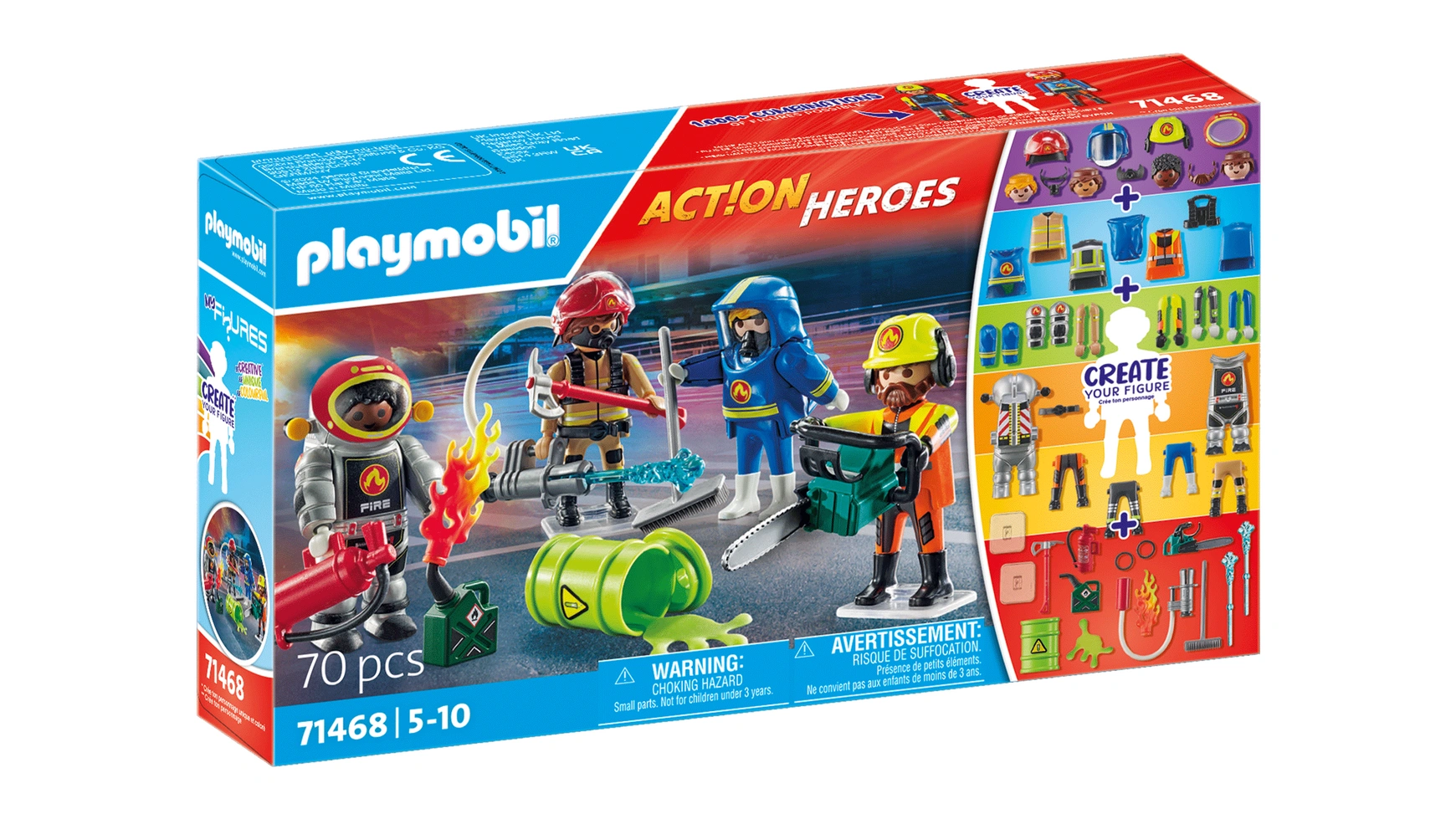 playmobil city action 9464 пожарная служба пожарная машина 138 дет Action heroes мои фигурки пожарная служба Playmobil