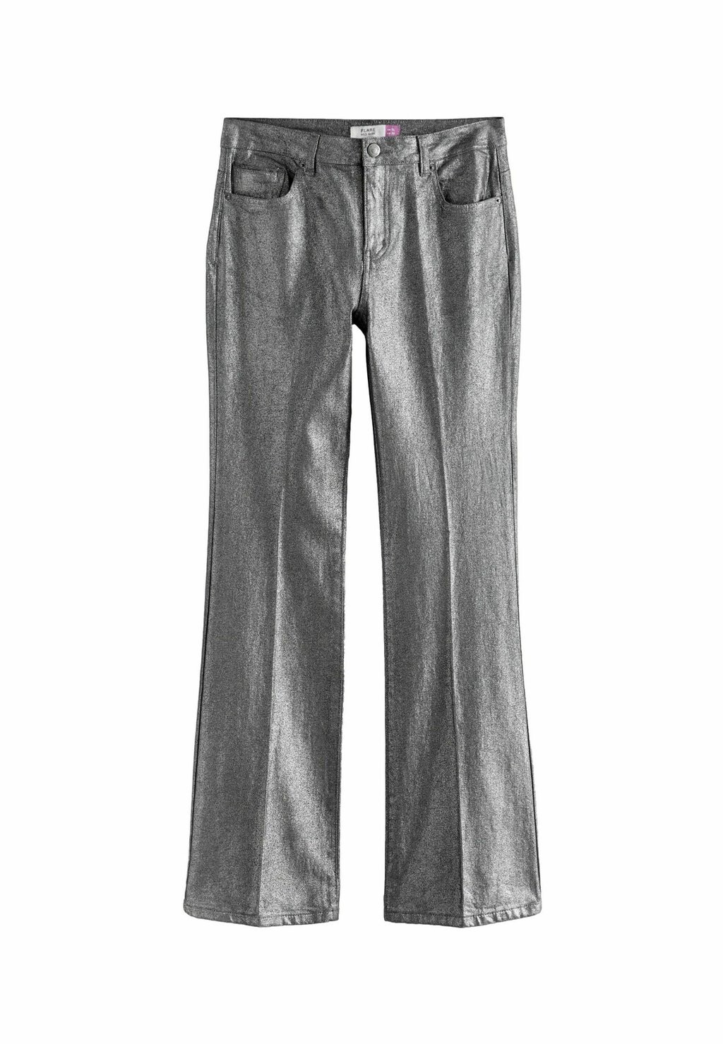 

Расклешенные джинсы GLITTER COATED REGULAR FIT Next, серебристый