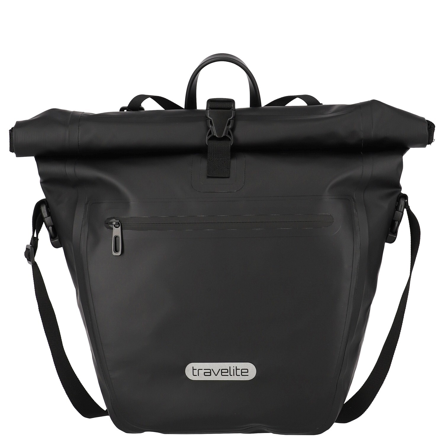 

Сумка через плечо travelite Basics Single 20 Hinterradtasche 41 cm, черный
