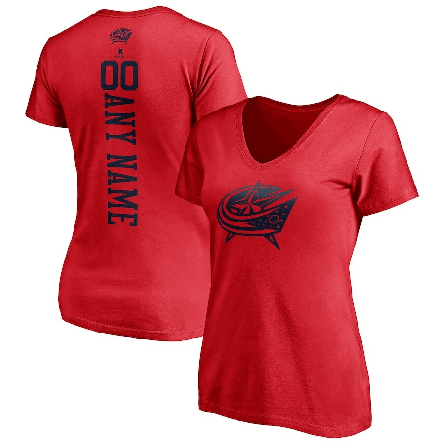 

Футболка с коротким рукавом Fanatics Branded Columbus Blue Jackets, красный