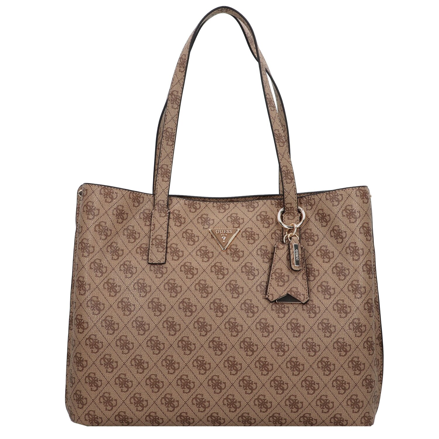 

Сумка шоппер Guess Meridian Tasche 42см, цвет latte logo