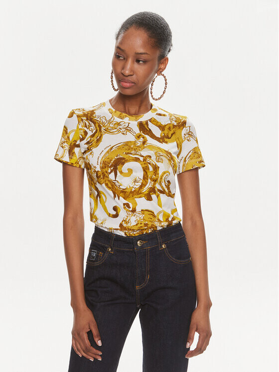 

Футболка узкого кроя Versace Jeans Couture, белый