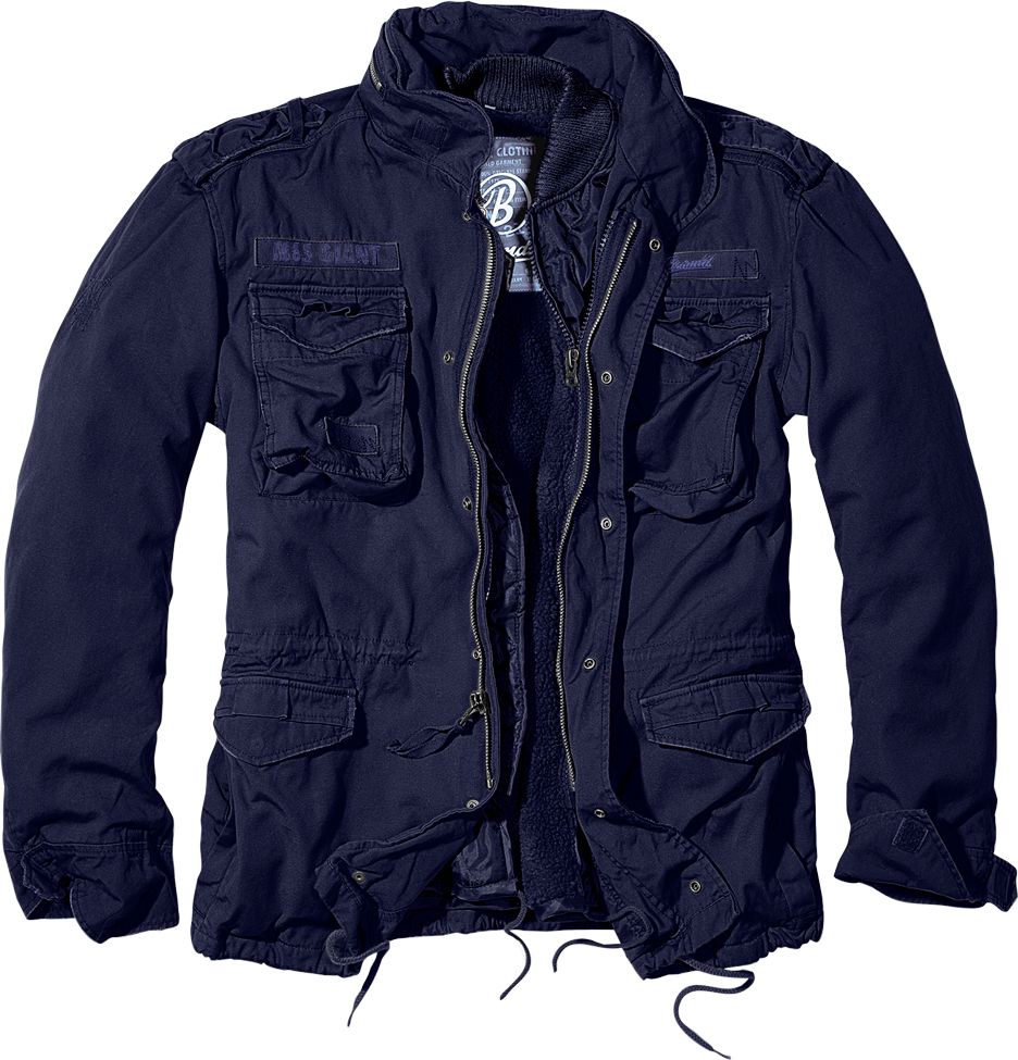 Куртка Brandit Jacke M65 Giant Jacket, синий куртка brandit jacke m65 giant jacket серый