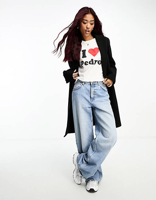 

Черное деловое пальто New Look, Черный
