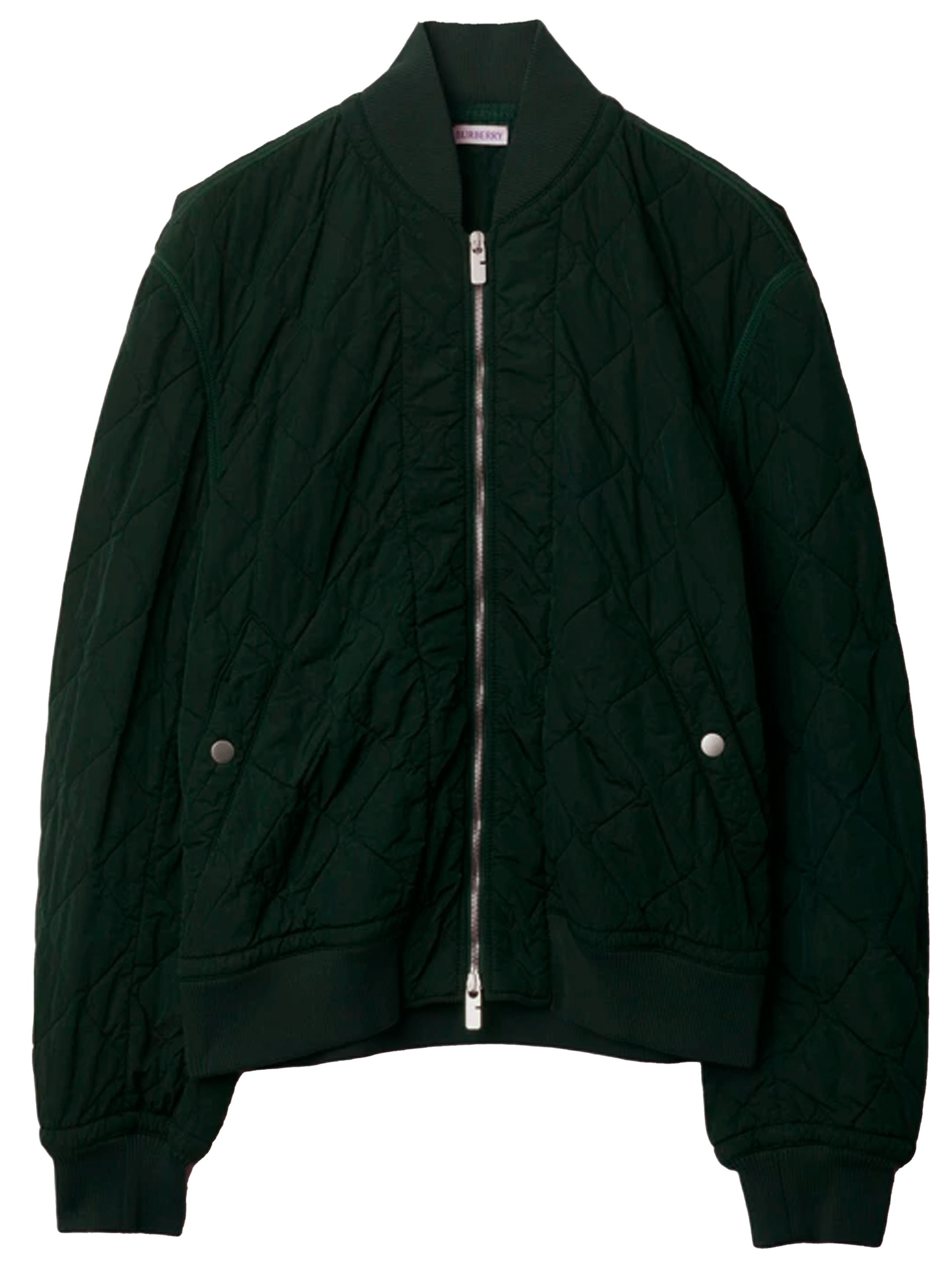 Куртка Burberry Quilted nylon bomber, зеленый куртка remi x revolve ellen quilted bomber черный
