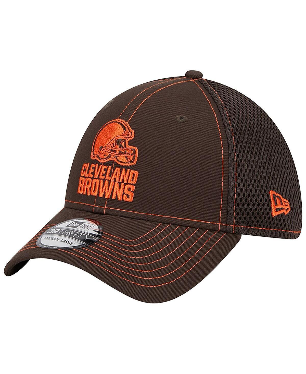 

Мужская коричневая кепка Cleveland Browns Team Neo Pop 39THIRTY Flex Hat New Era