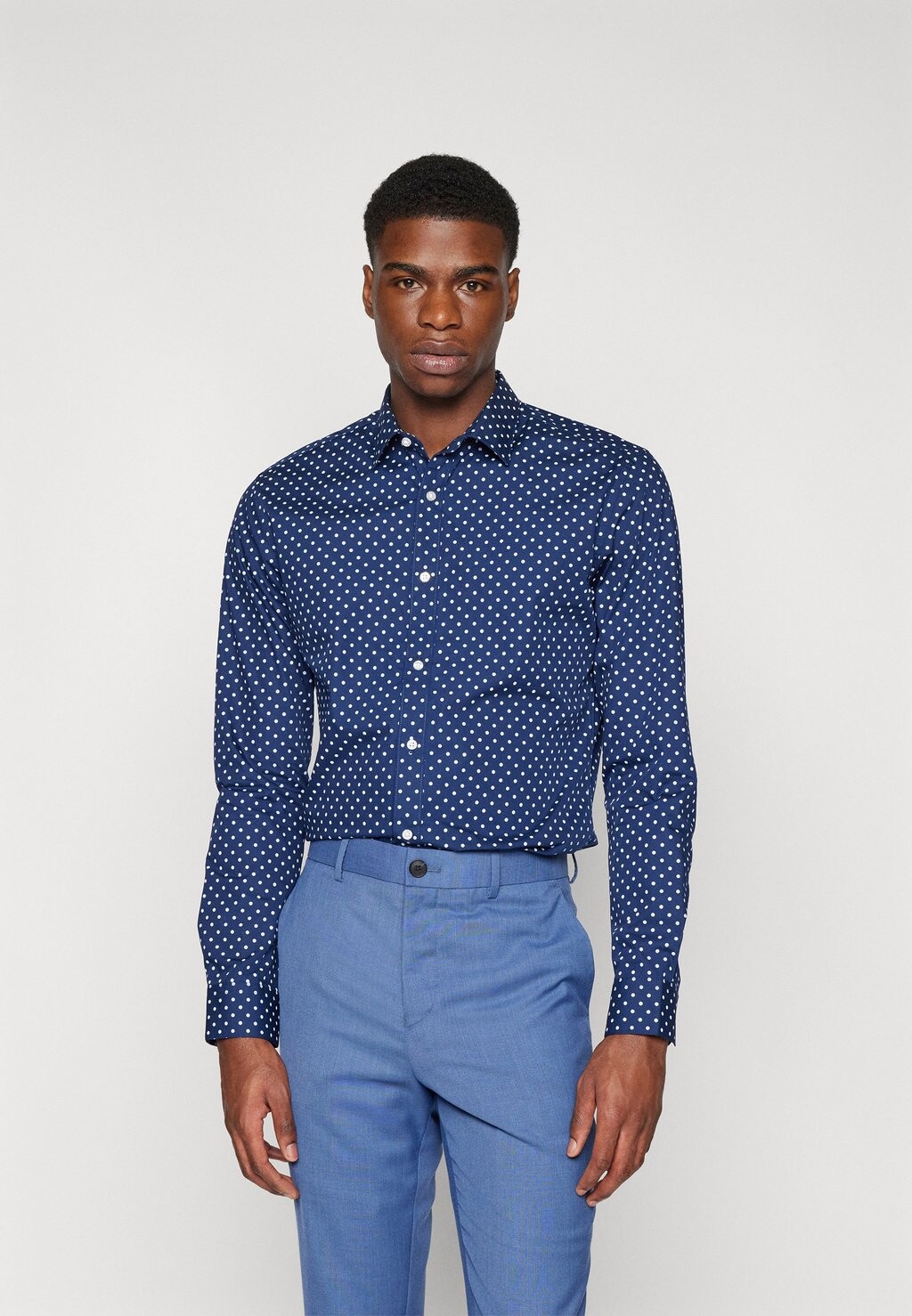 

Рубашка JJJOE PRINT SHIRT Jack & Jones, Светло-синий