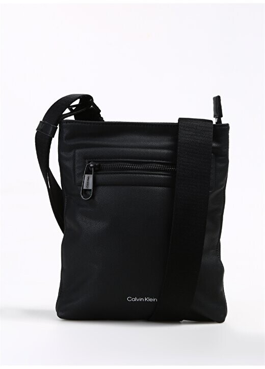 

Черная мужская сумка-мессенджер 28x22x25 см CK ELEVATED FLATPACK Calvin Klein, черный