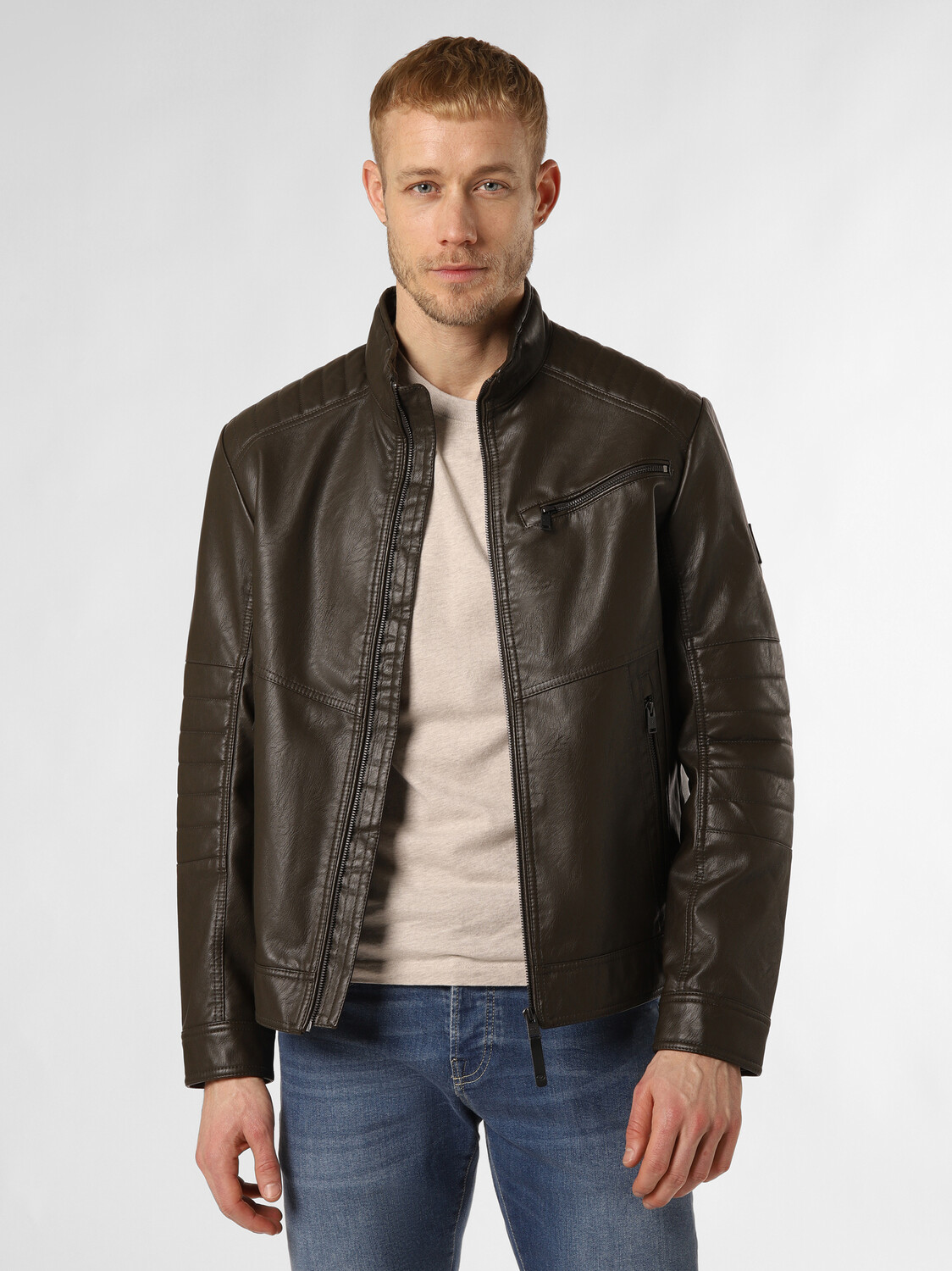 

Кожаная куртка Tom Tailor Jacke, цвет schoko