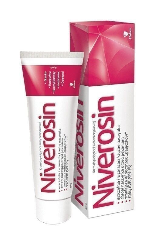 

Niverosin Krem Pielęgnujący Skórę Naczynkową крем, ухаживающий за капиллярной кожей, 50 g