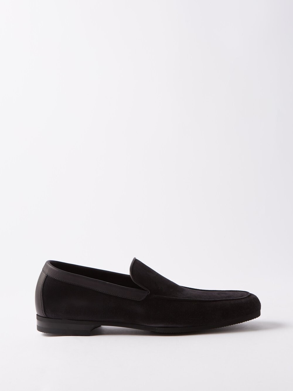 

Замшевые лоферы tyne John Lobb, черный