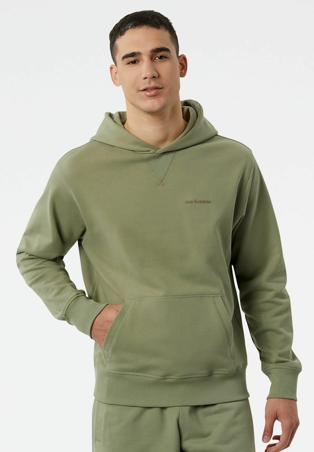 

Толстовка ATHLETICS NATURE STATE New Balance, оливковый лист, Зеленый