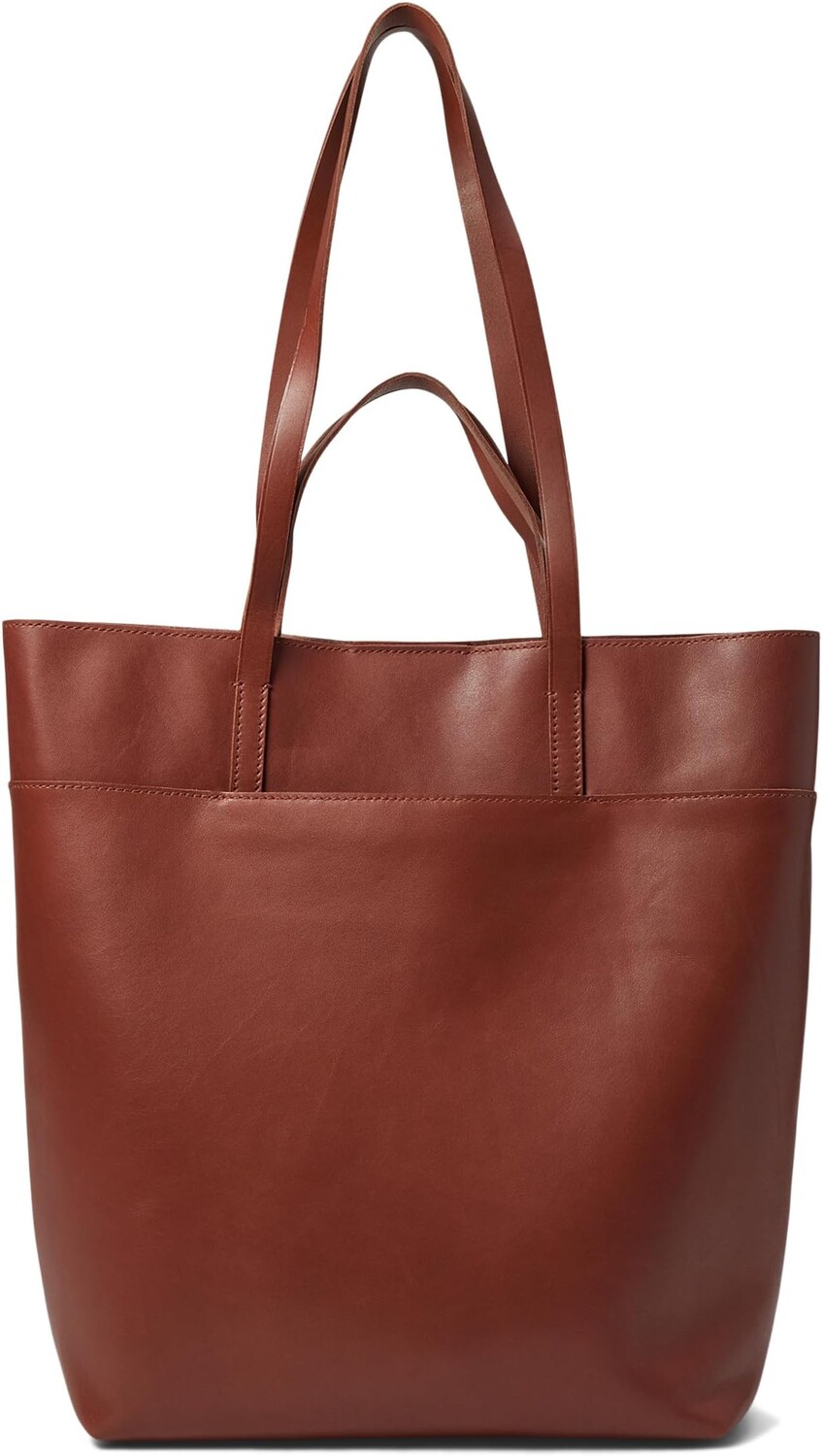 

Незаменимая кожаная сумка-тоут Madewell, цвет Warm Cinnamon