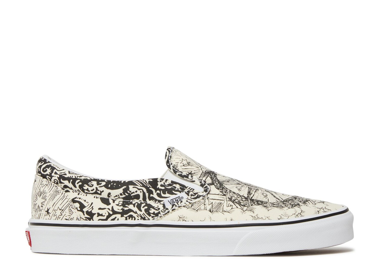 

Кроссовки Vans Classic Slip-On 'Ouroboros', белый