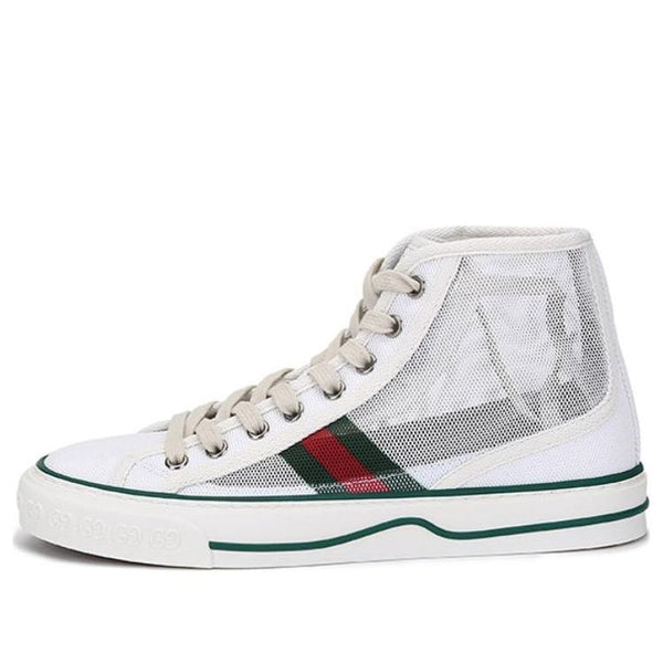 Кроссовки (WMNS) GUCCI Tennis 1977 High Top Sneakers 'Mesh White', белый