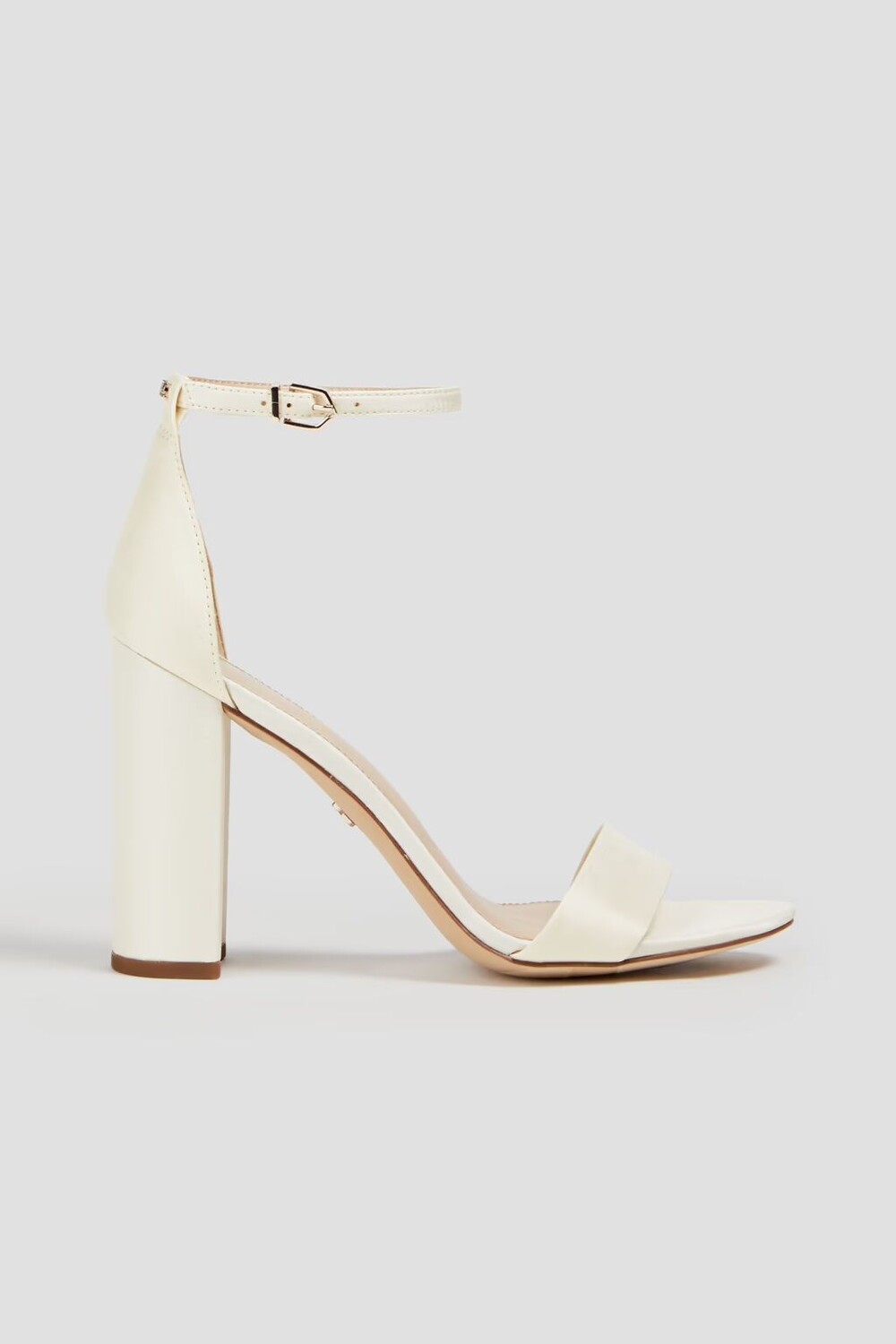 

Сандалии Yaro из шелкового атласа Sam Edelman, экрю