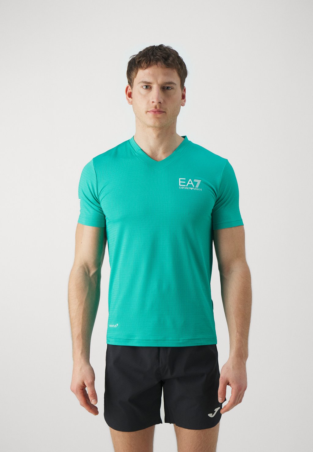 Спортивная футболка Tennis Pro Tee Textured EA7 Emporio Armani, цвет spectra green